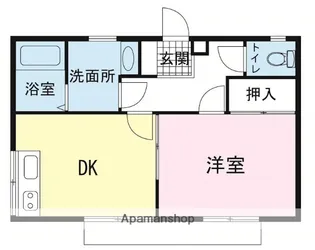 コーポサンシティⅡ【1階】の間取り