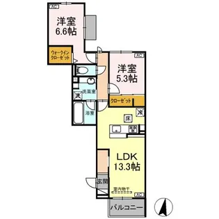 ブラウンコート【1階】の間取り