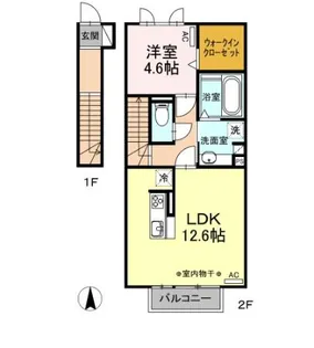 リメインズ.T【2階】の間取り