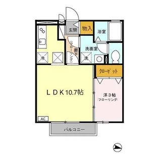 マーメゾンM【1階】の間取り