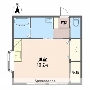 アイコート【1階】の間取り