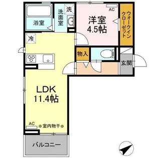 ハピネスコートⅡ【3階】の間取り