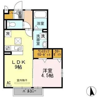 レセンテNS【1階】の間取り