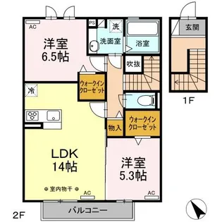 エル キャピタンII【2階】の間取り