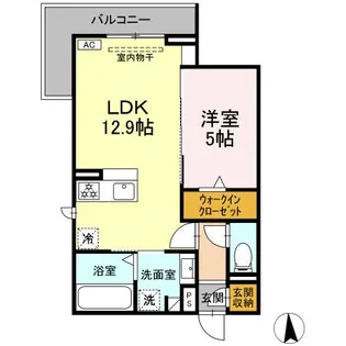 DーCRINUM 富士見町【3階】の間取り