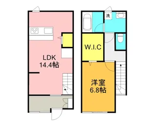 1LDKの間取り画像