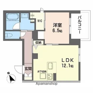 ヴィアソーレ【1階】の間取り