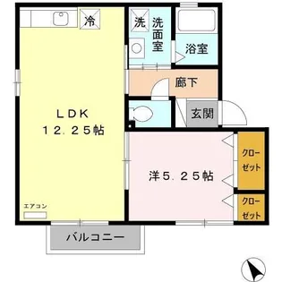 ボナール・パル【2階】の間取り