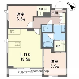エクラージュ【2階】の間取り