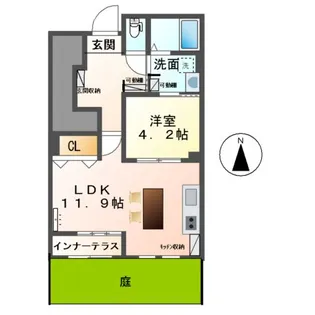 クレシアⅣ【1階】の間取り