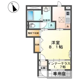 仮)新橋アパート【1階】の間取り