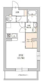 グランノール【4階】の間取り