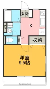 みやゆり【2階】の間取り