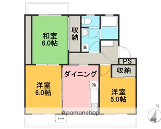 リベール・オオバラ【303号室】の間取り