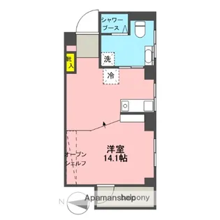 PIKO【421号室】の間取り