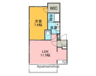 ヴィブレソレイユ【1階】の間取り