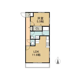 ザ・ハウス3【2階】の間取り