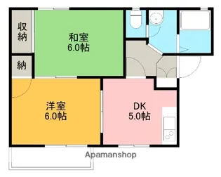 クレール飯田【1階】の間取り