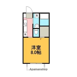 エストライフ駿河台B棟【1階】の間取り