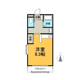 グローリアレジデンス【2階】の間取り