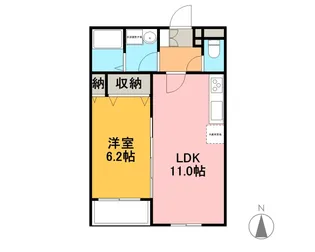 ソブリンハウス【1階】の間取り