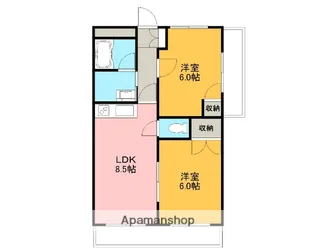 ヴィラメゾンNORIKA【105号室】の間取り