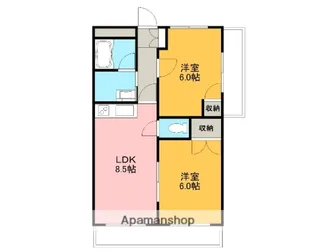 ヴィラメゾンNORIKA【1階】の間取り