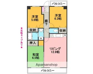 アバンデンスJUN【3階】の間取り