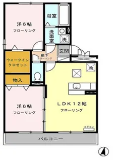 プレミールS【1階】の間取り