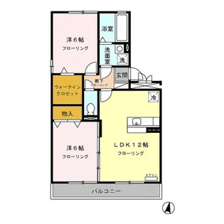 プレミールS【3階】の間取り