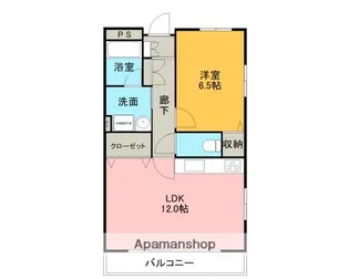 UN BIJOU【4階】の間取り