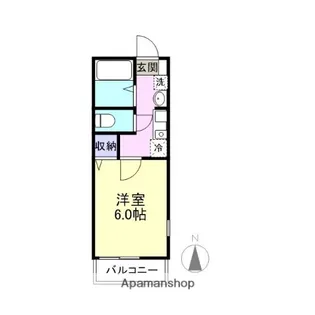 TUCHIYAコーポ【201号室】の間取り