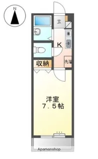 アプローズ【4階】の間取り