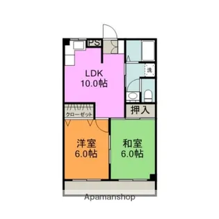 ル・メルベイユ【2階】の間取り