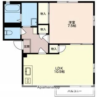 フレグランスイイダ【B102号室】の間取り