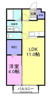 グレイスコート【202号室】の間取り