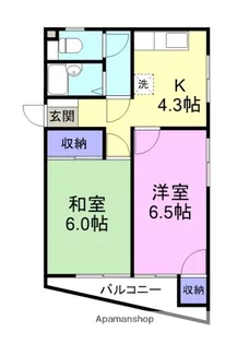 スプリングテラス【4階】の間取り