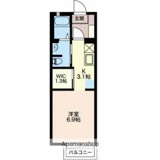 サンモール柏【106号室】の間取り