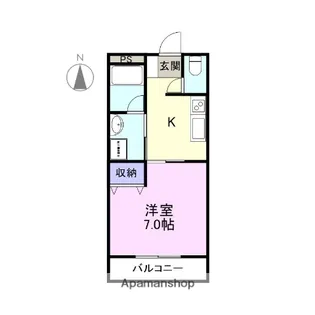 レアールカロン【2階】の間取り