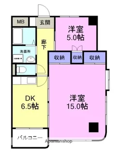 和光 ビル【708号室】の間取り