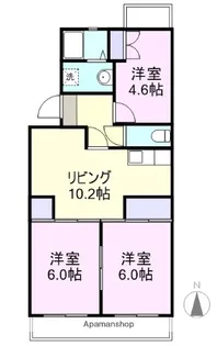セニョーラウチダ【2階】の間取り