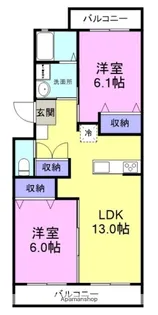 エム・フォート【101号室】の間取り