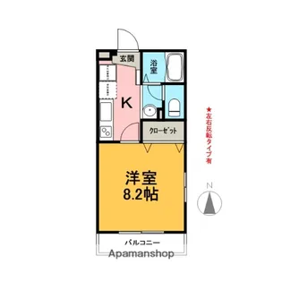 LEAF・GREEN(リーフグリーン)【2階】の間取り