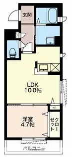 シャーメゾンA【3階】の間取り