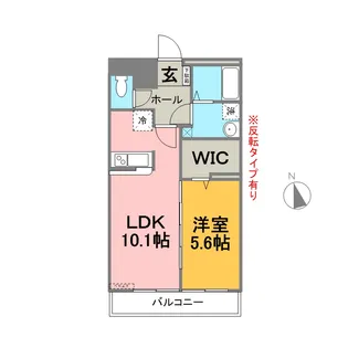 サンフィールド イースト【1階】の間取り