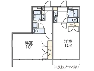 レオパレスプリマベーラ【1階】の間取り