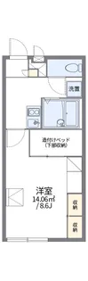 レオパレス伊豆長岡2【1階】の間取り