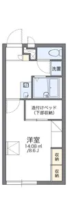 レオパレスPROVANCE【1階】の間取り