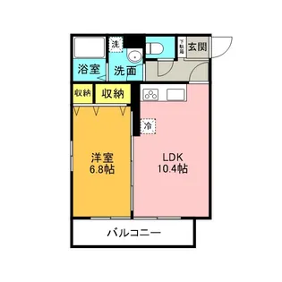 カーサクルーセ【2階】の間取り