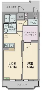 トレンタ・ノーベ【2階】の間取り